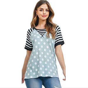 Polka Stripes Baseball Shirt